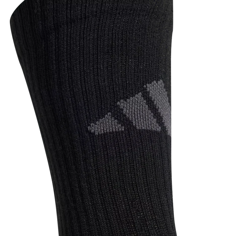 Adidas Essential Crew Socks - 3 Pack Black - Image 3