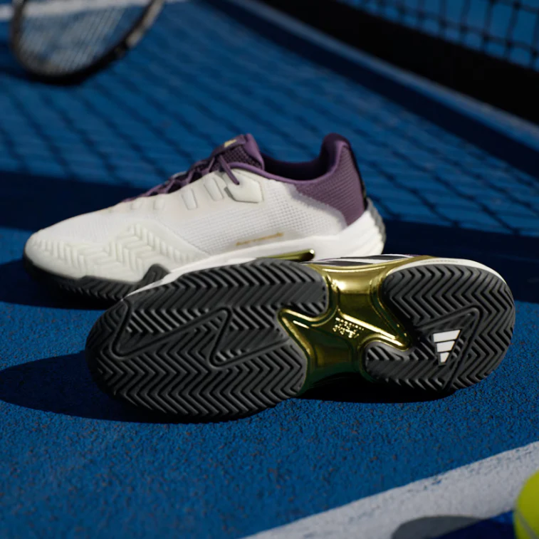 Adidas Men's Barricade 13 Tennis Shoes FW25 White Plum - Image 4