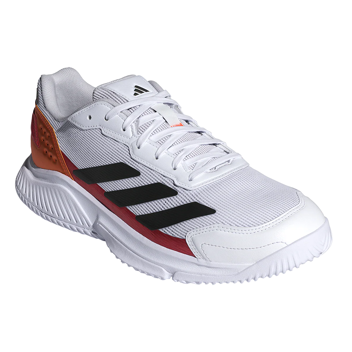 Adidas Men's Courtquick Padel Shoes White Lucid Orange - Image 5