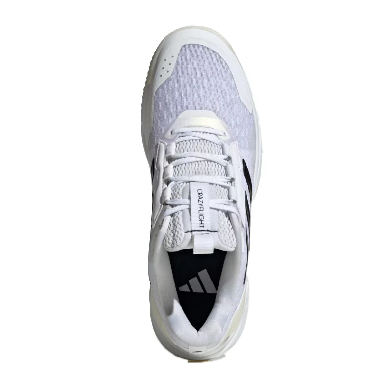 Adidas Men's Crazyflight 6 Indoor Court Shoes FW25 White - Image 3