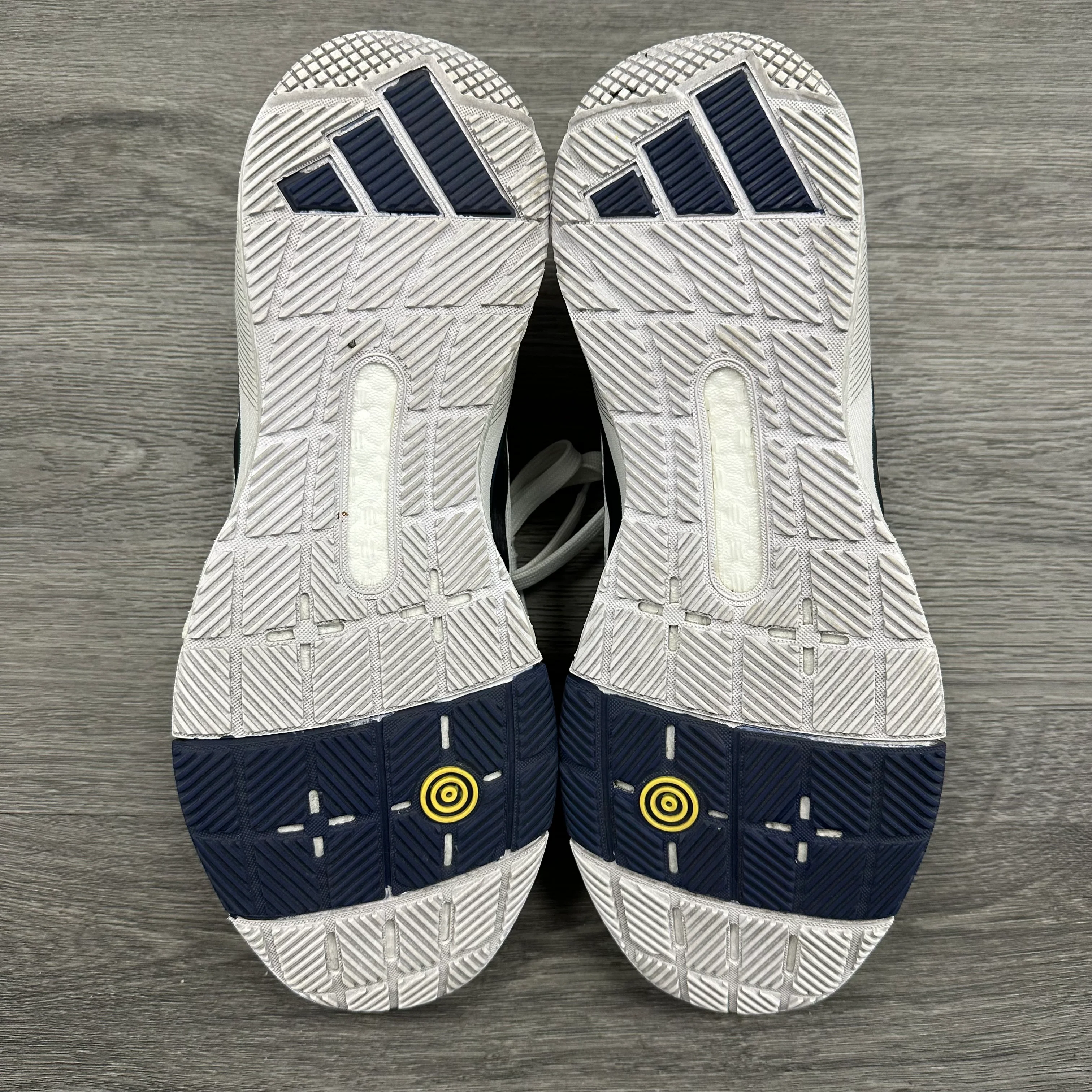 Adidas Men's Crazyquick Boost Padel Shoes White Dark Blue OUTLET - Image 3
