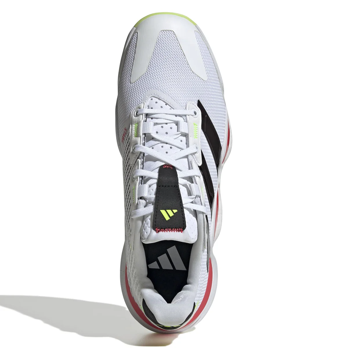 Adidas Men's Stabil 16 Indoor Court Shoes FW25 White Red - Image 4