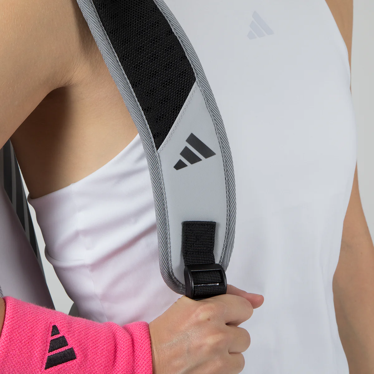 Adidas Pro Tour 3.4 Padel Racketbag Off White - Image 8