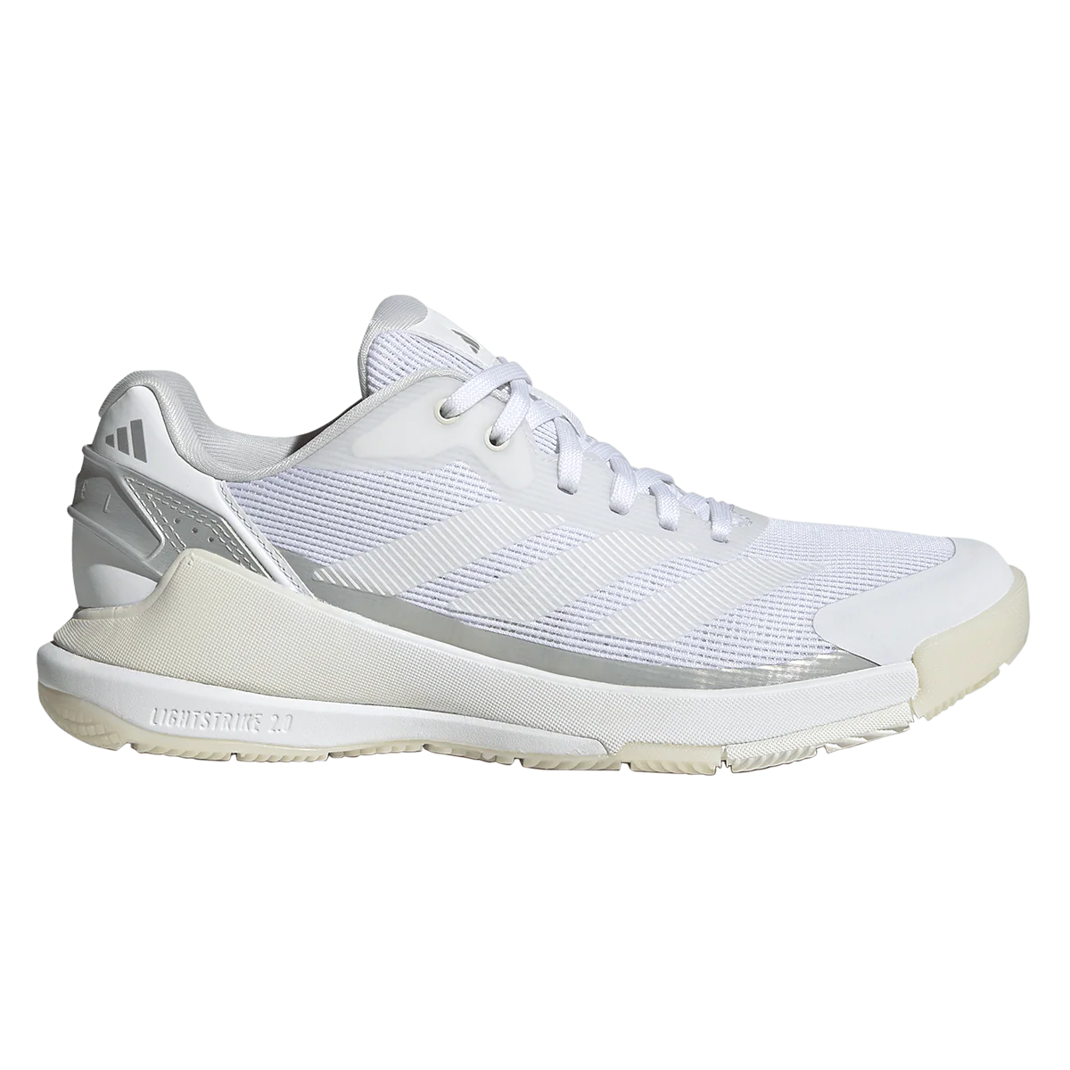 Adidas Women's Crazyquick LS Padel Shoes White Metallic