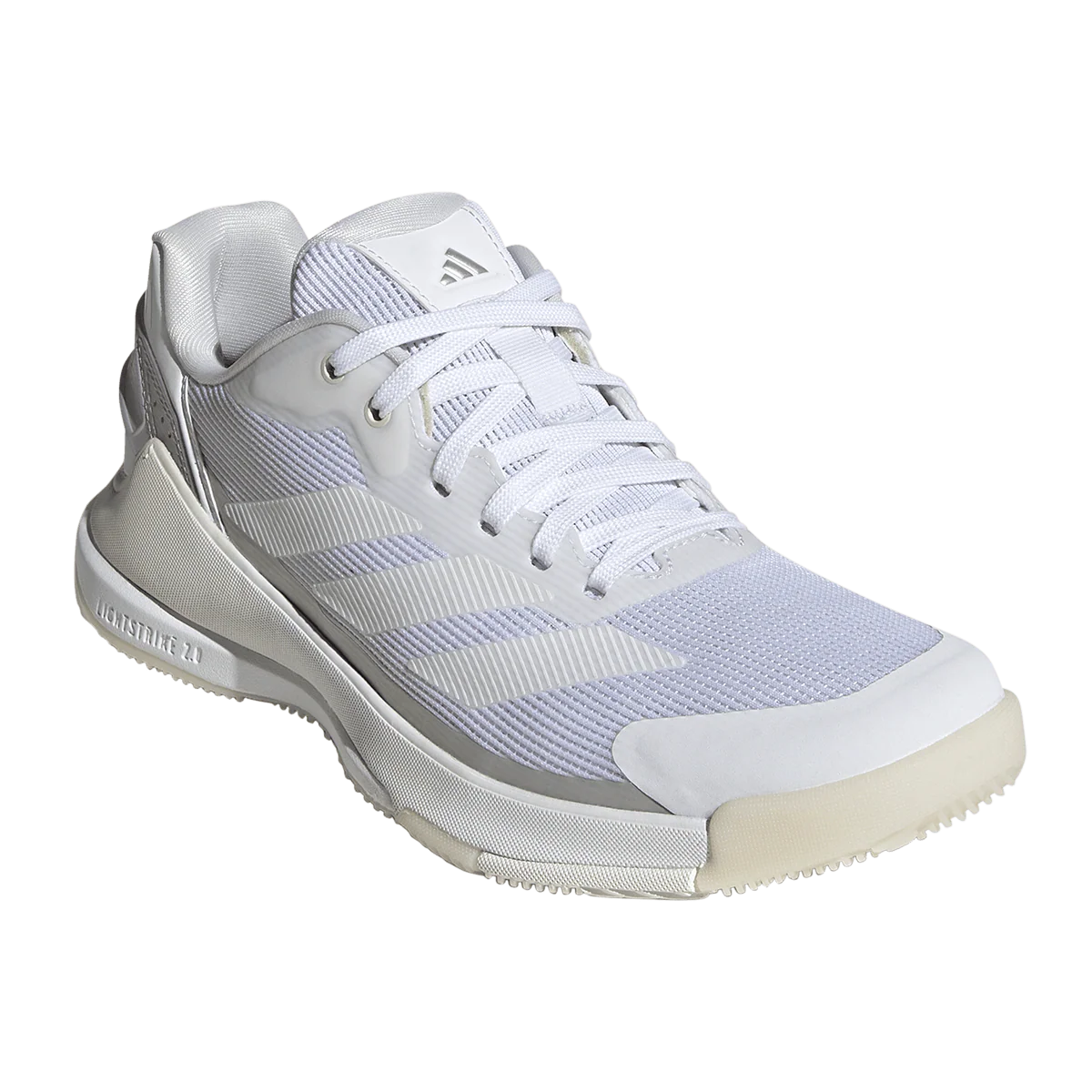 Adidas Women's Crazyquick LS Padel Shoes White Metallic - Image 5