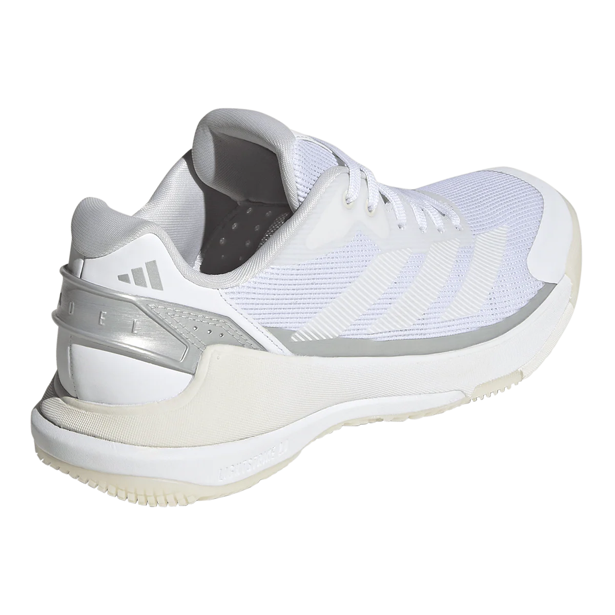 Adidas Women's Crazyquick LS Padel Shoes White Metallic - Image 6