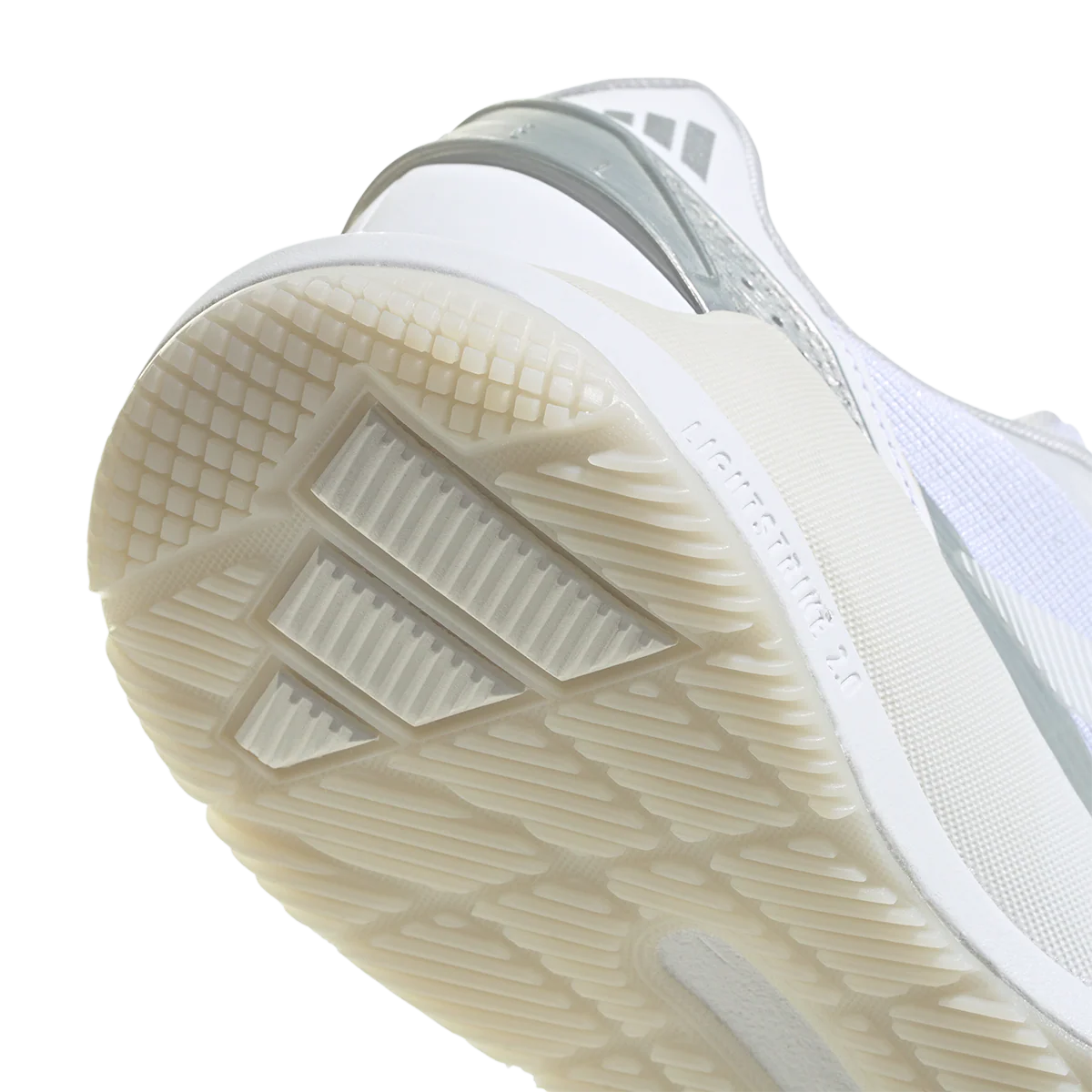 Adidas Women's Crazyquick LS Padel Shoes White Metallic - Image 7