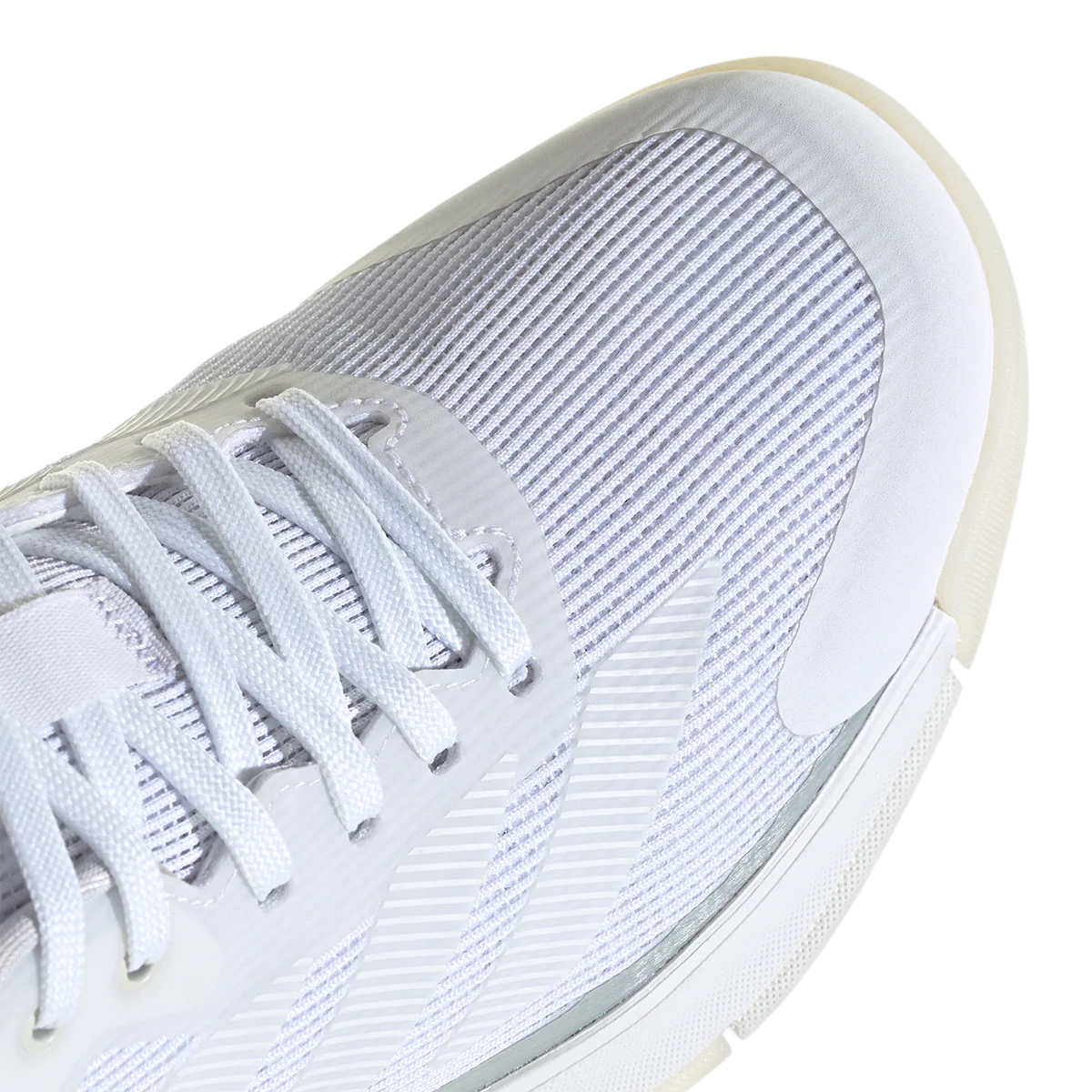 Adidas Women's Crazyquick LS Padel Shoes White Metallic - Image 8
