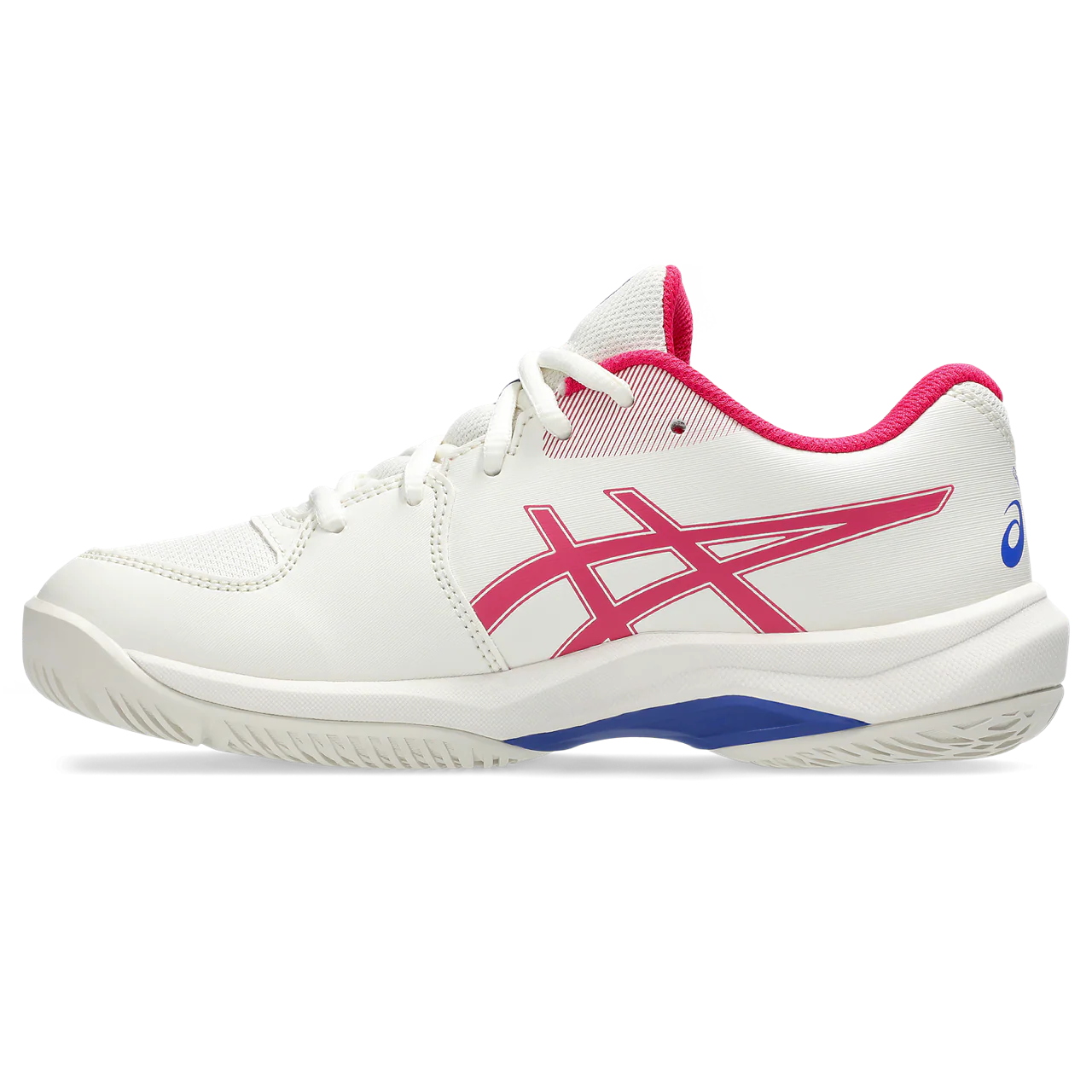 Asics Junior Gel Game GS Tennis Shoes AW25 Cream Bright Rose - Image 3