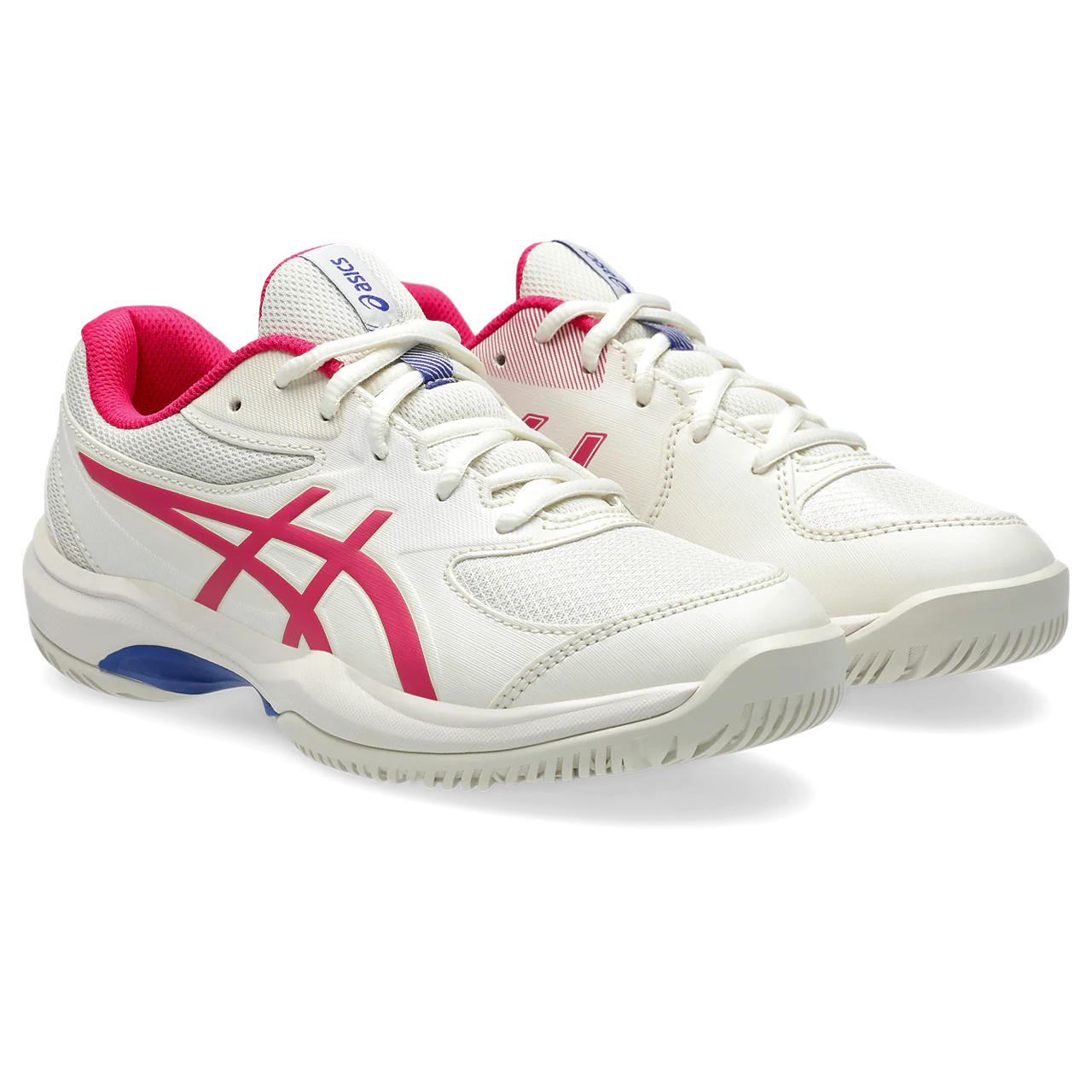 Asics Junior Gel Game GS Tennis Shoes AW25 Cream Bright Rose - Image 6