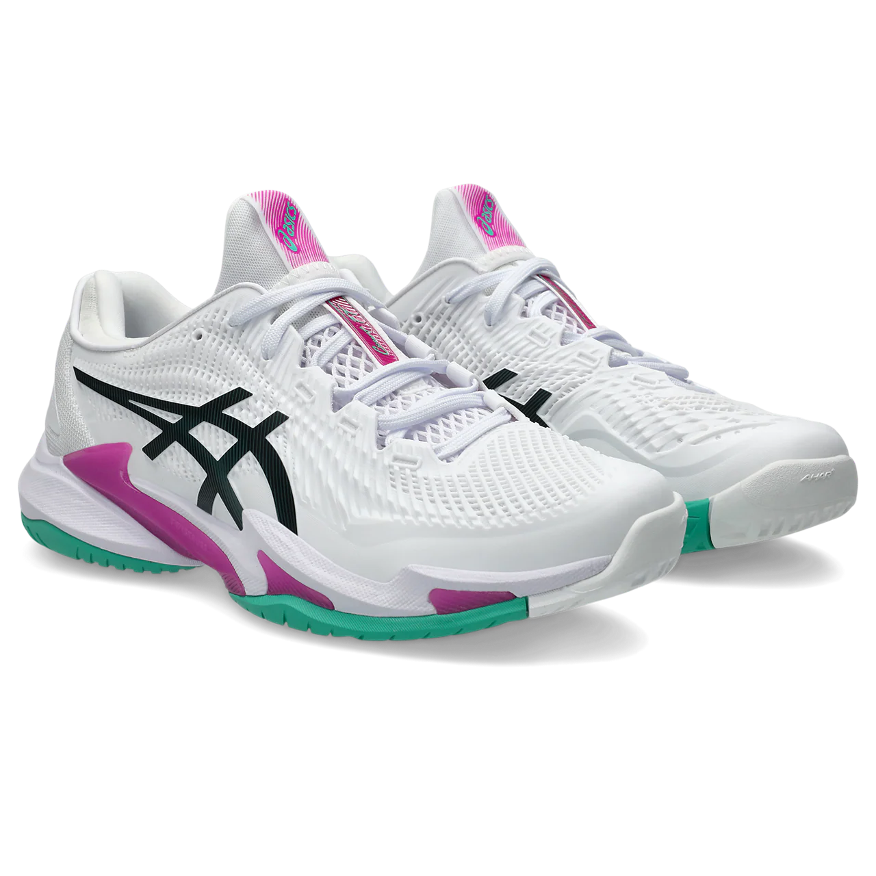 Asics Men's Court FF 3 Tennis Shoes White Digital Sakura - Image 6
