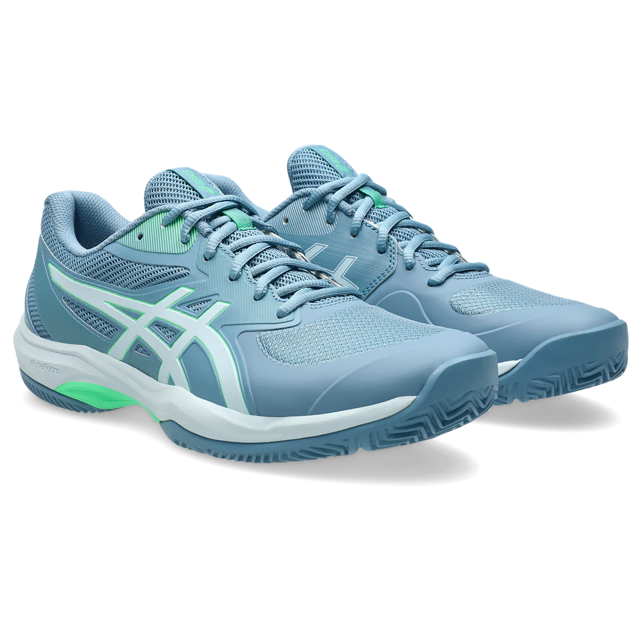 Asics Men's Game FF Padel Shoes Saba Blue Cool Grey - Image 5