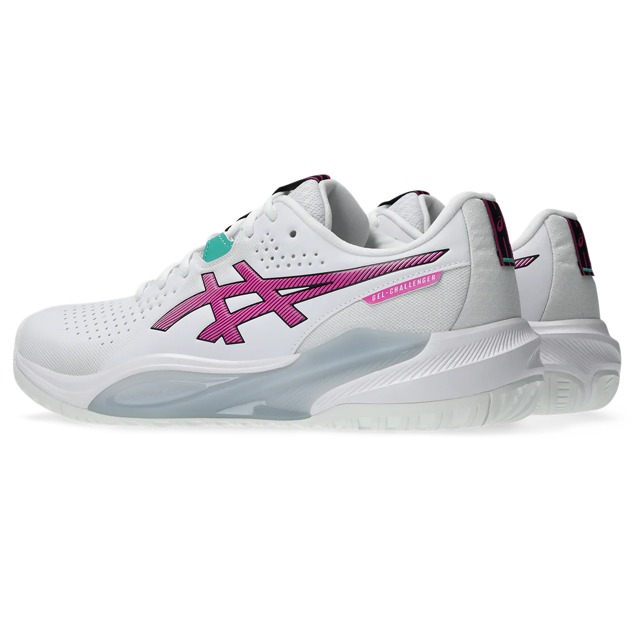 Asics Men's Gel Challenger 15 Tennis Shoes SS26 White Digital Sakura - Image 5