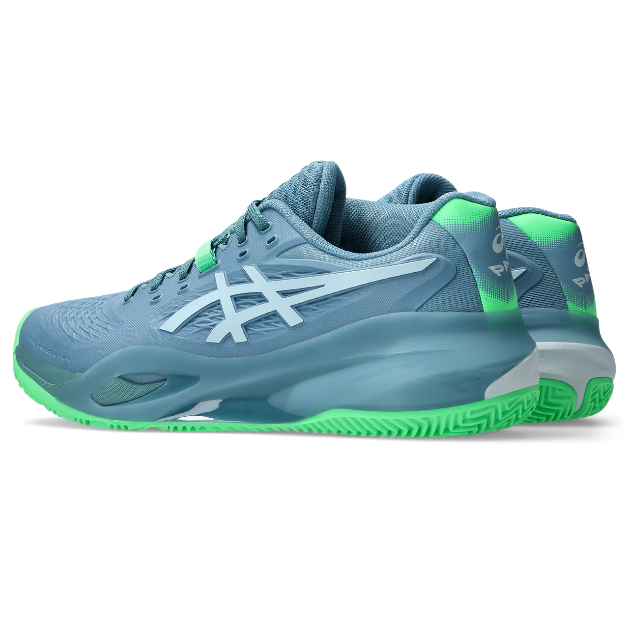 Asics Men's Gel Resolution X Padel Shoe Saba Blue Cool Grey - Image 5