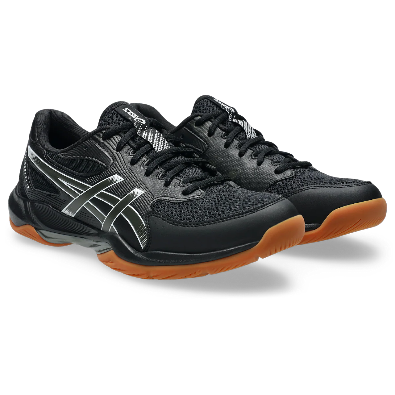 Asics Men's Gel Rocket 12 Indoor Court Shoes Black Gunmetal - Image 6