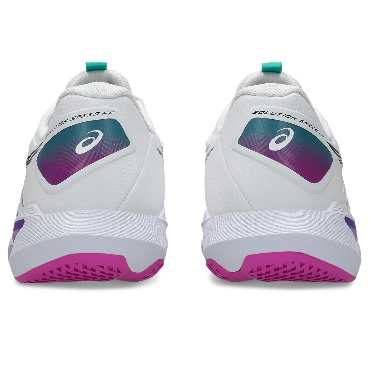 Asics Men's Solution Speed FF 4 Tennis Shoes White Digital Sakura - Image 4