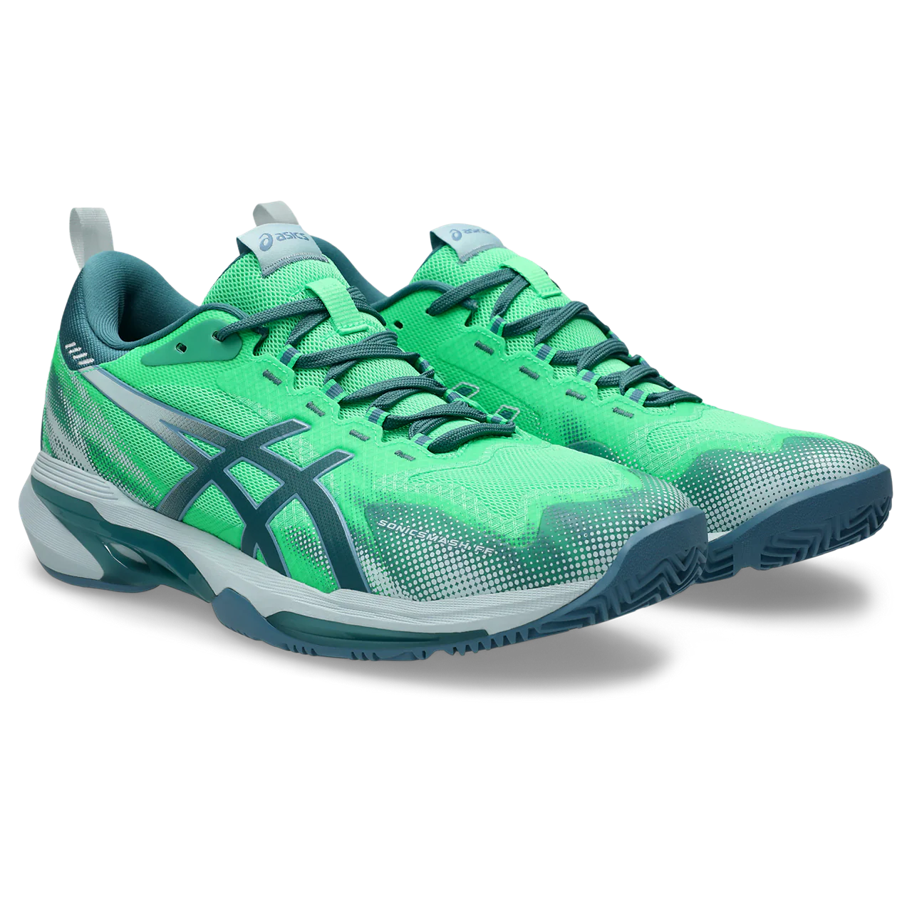 Asics Men's Sonicsmash FF Padel Shoes Vital Green Misty Pine - Image 6