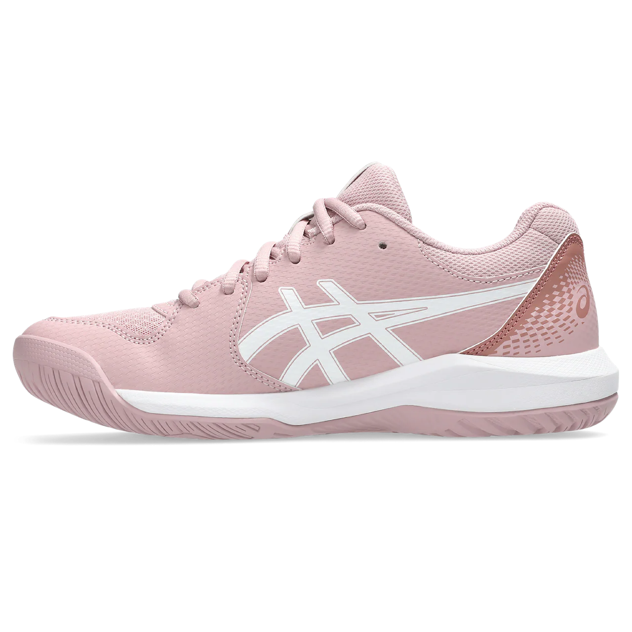 Asics Women's Gel Dedicate 8 Tennis Shoes Morganite White - Image 3