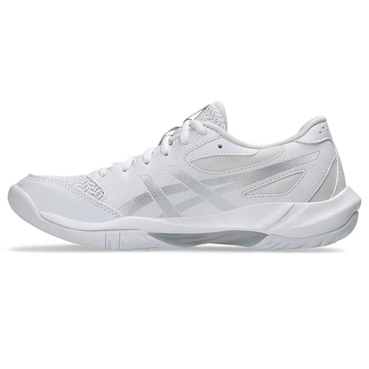Asics Women's Gel Rocket 12 Indoor Court Shoes AW25 White Pure Silver - Image 3