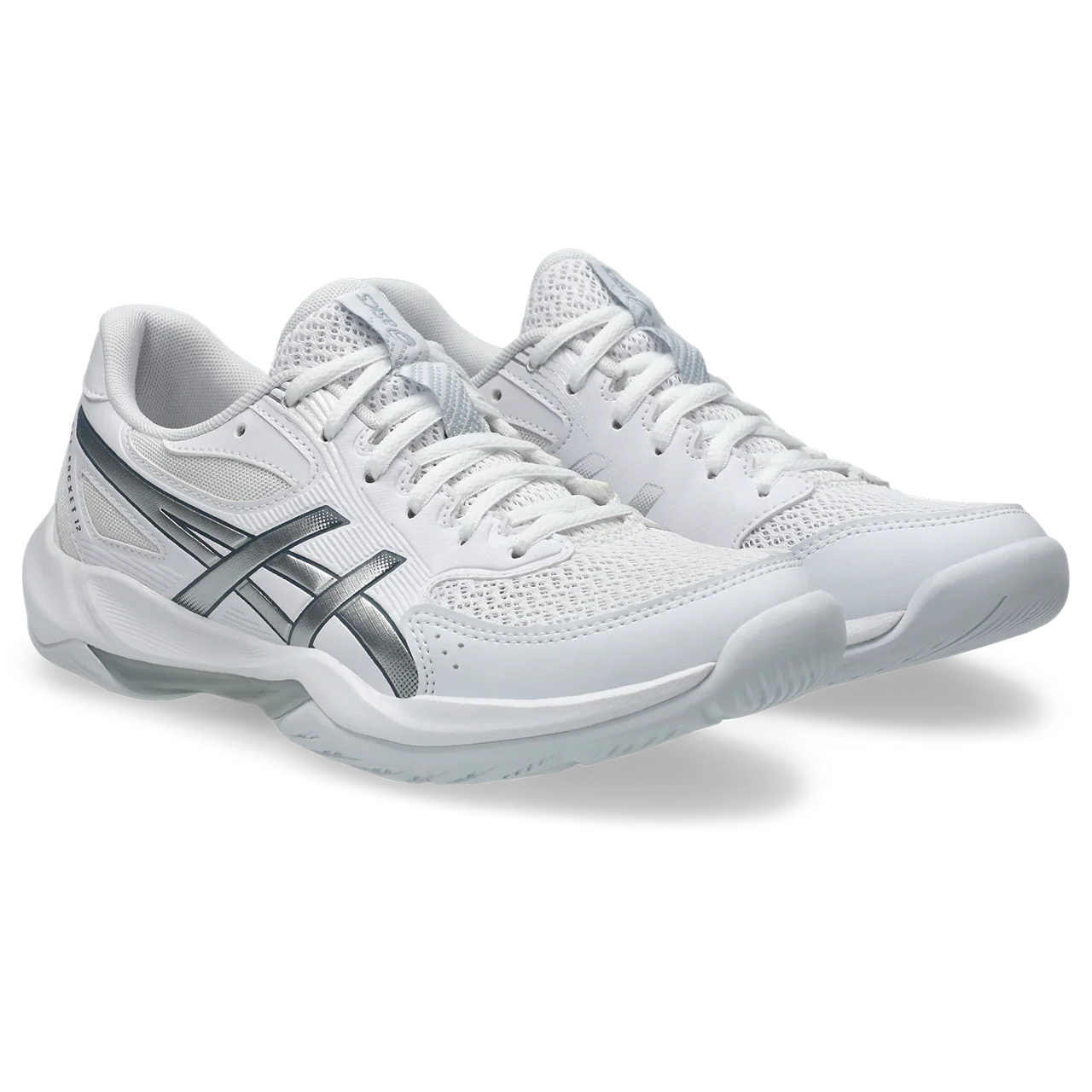 Asics Women's Gel Rocket 12 Indoor Court Shoes AW25 White Pure Silver - Image 6