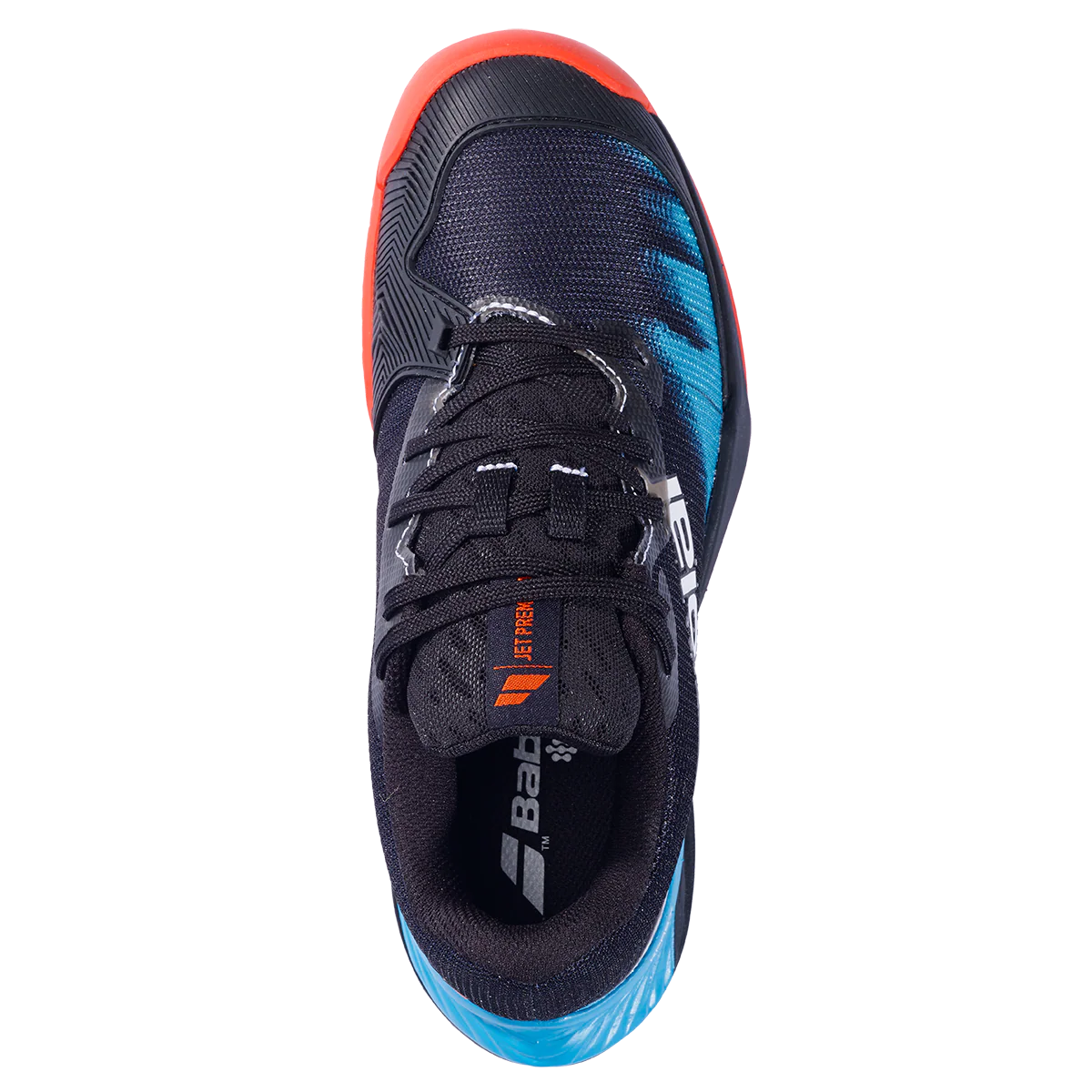 Babolat Junior Jet Premura 2 Padel Shoes Black Tomato Red - Image 4