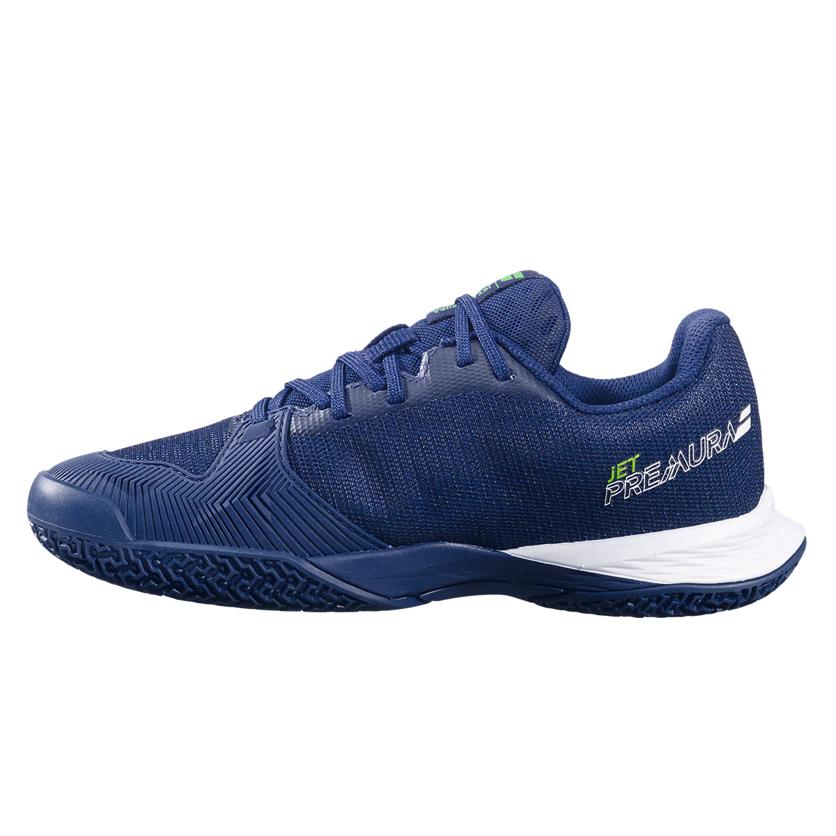 Babolat Junior Jet Premura 2 Padel Shoes Blue Depths/Green Flash - Image 3