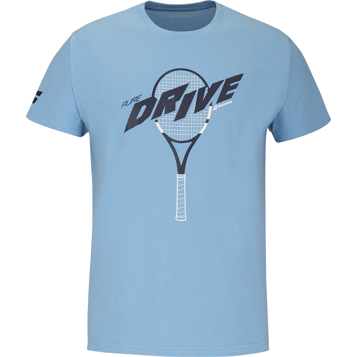 Babolat Men's Drive Cotton Tee Drive Heritage Blue