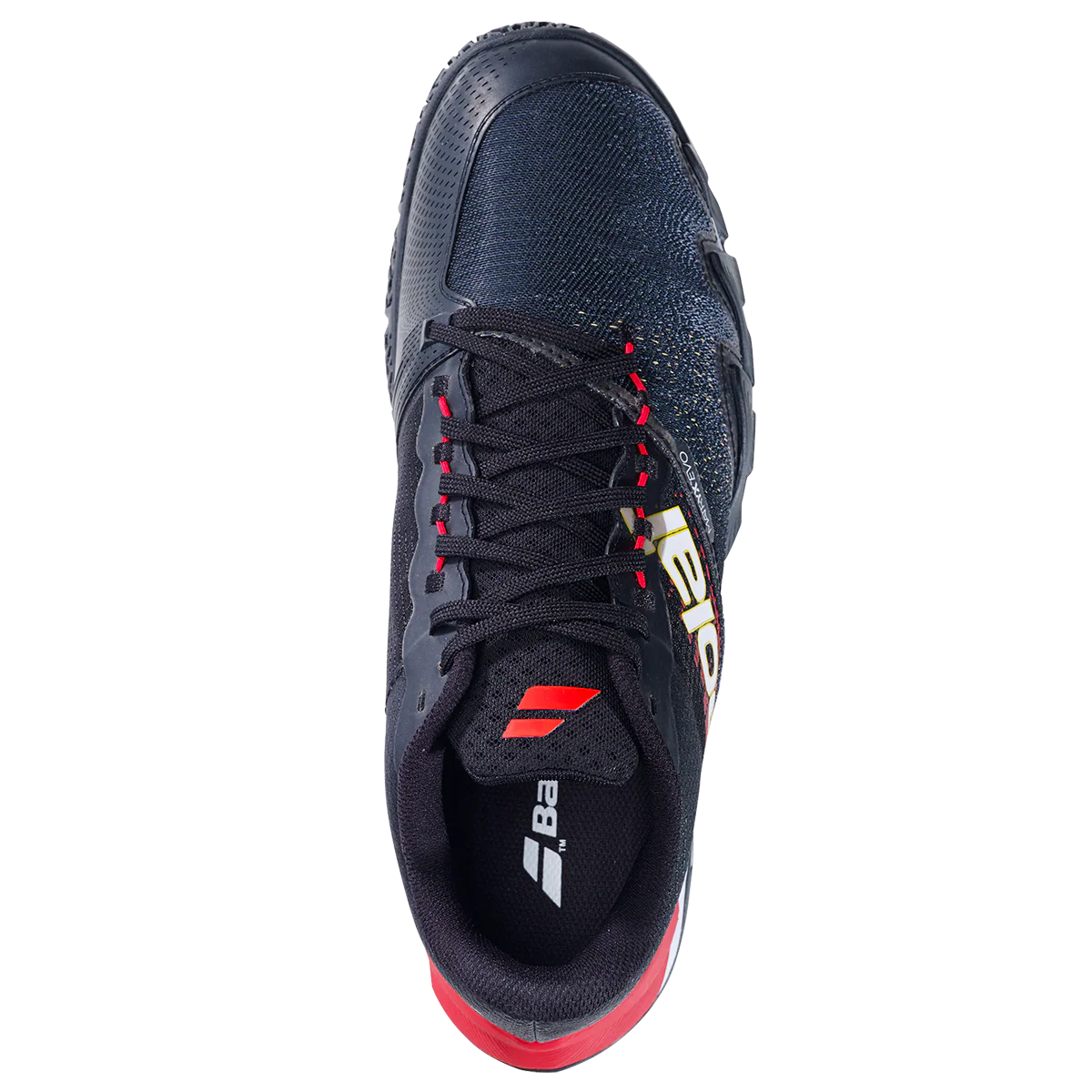 Babolat Men's Jet Premura 2 Padel Shoes 25 Black Tomato Red - Image 4