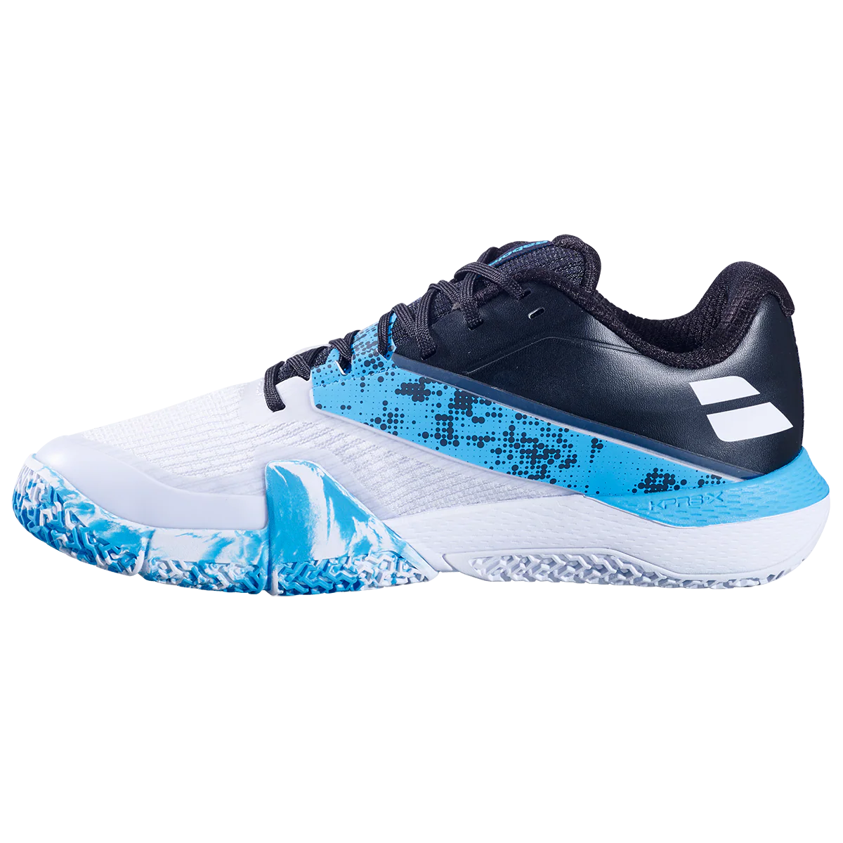 Babolat Men's Movea 2 Padel Shoes 25 White Cyan Blue - Image 3