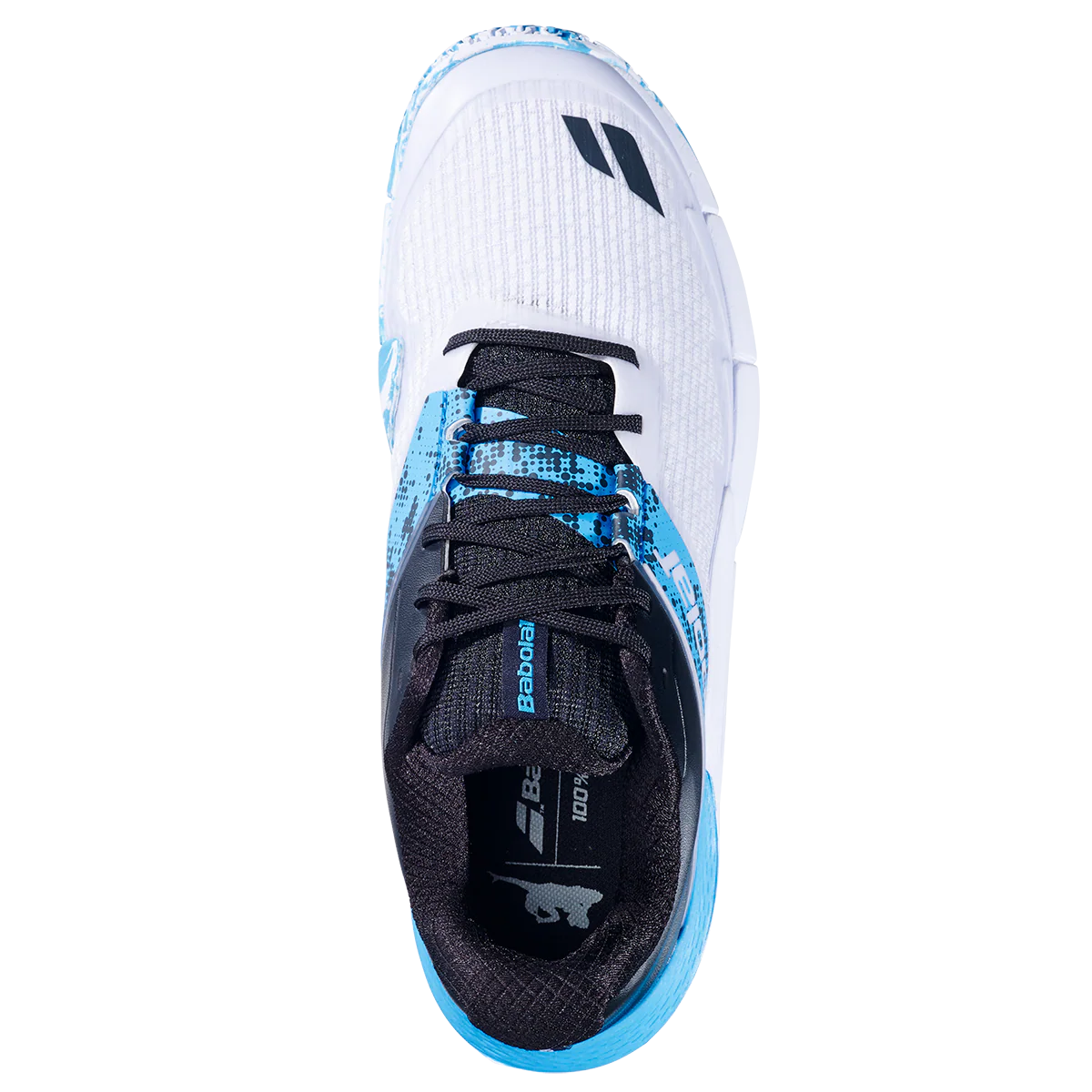 Babolat Men's Movea 2 Padel Shoes 25 White Cyan Blue - Image 4