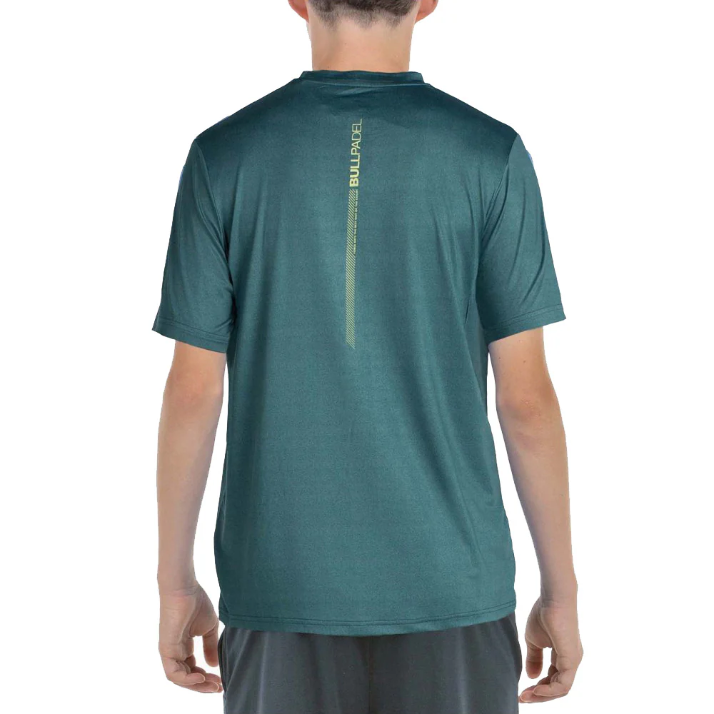 Bullpadel Junior Lande T-Shirt Bluish Green - Image 2