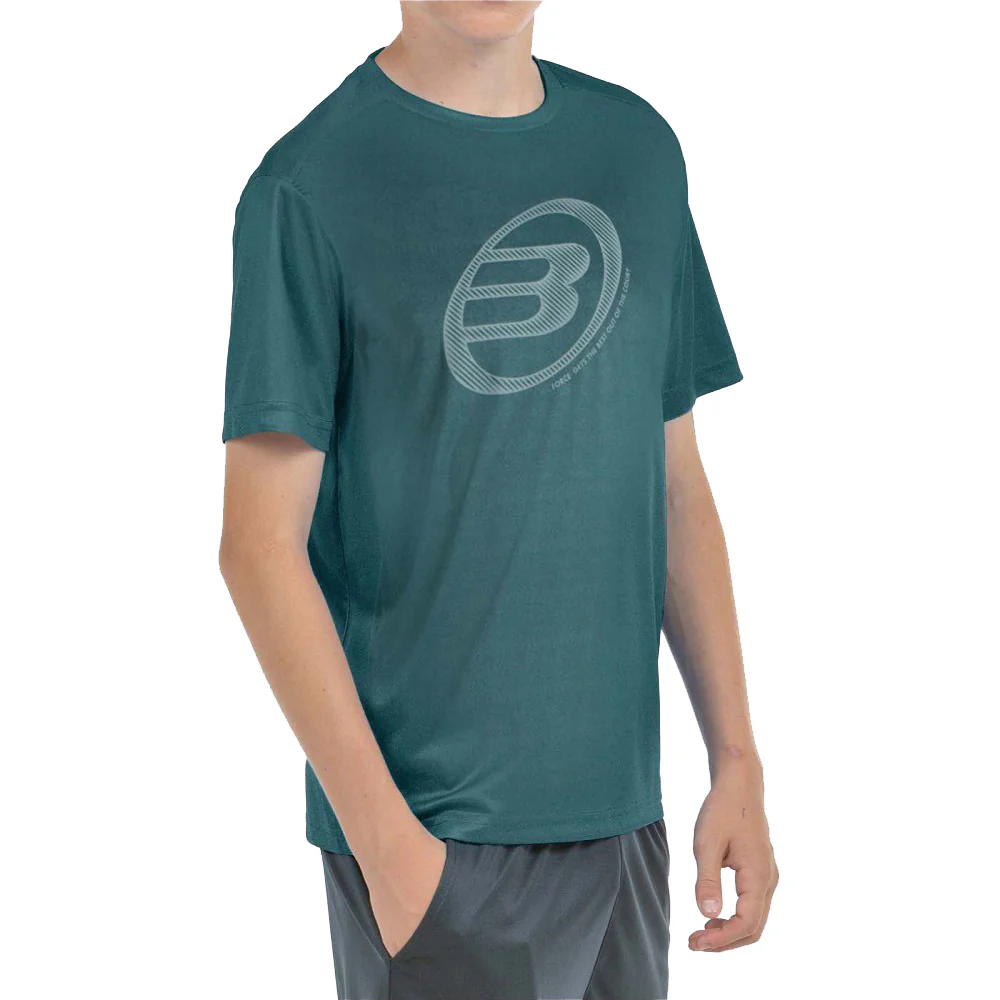 Bullpadel Junior Lande T-Shirt Bluish Green - Image 4
