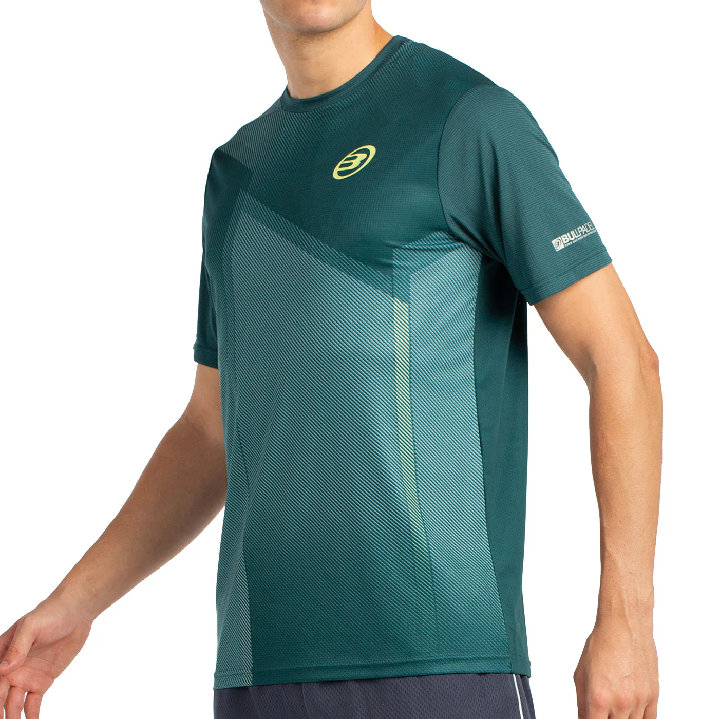 Bullpadel Men's Lagar T-Shirt Dark Green - Image 3