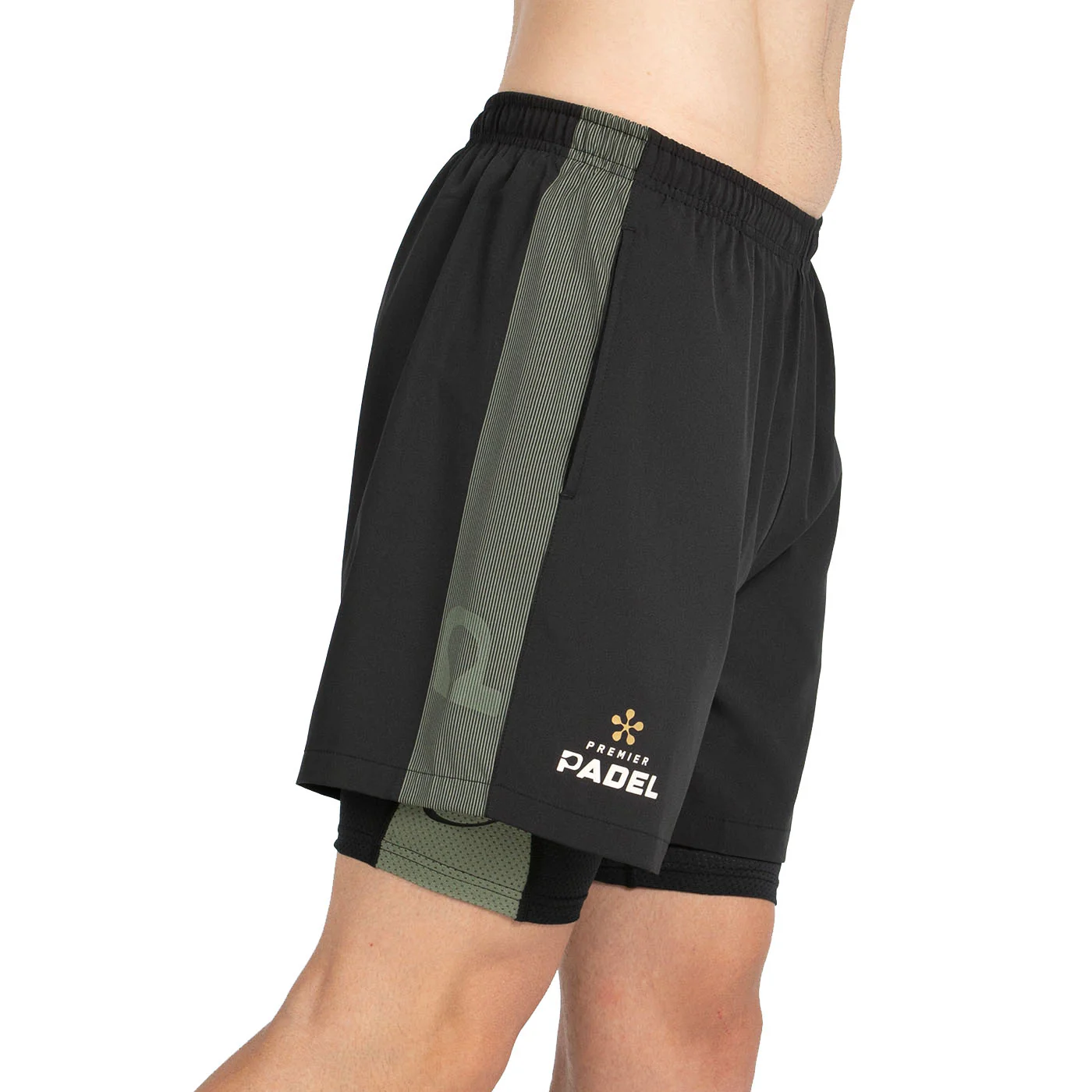 Bullpadel Men's Pingu Premier Padel Shorts Black - Image 4