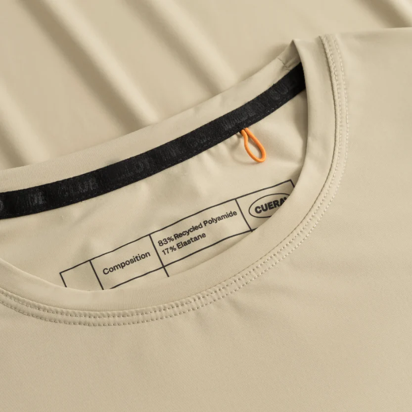 Cuera Men's Active Light Weight T-Shirt Sand - Image 5