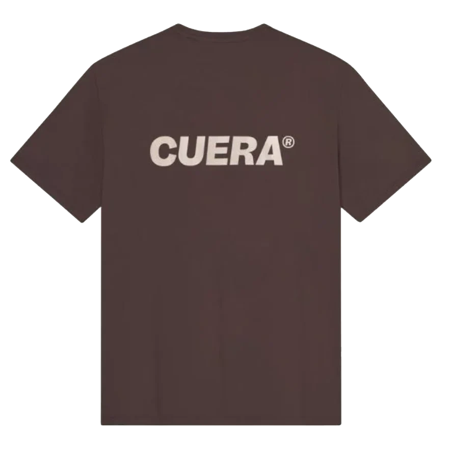 Cuera Men's On Court Airy Logo T-Shirt Dark Brown - Image 3