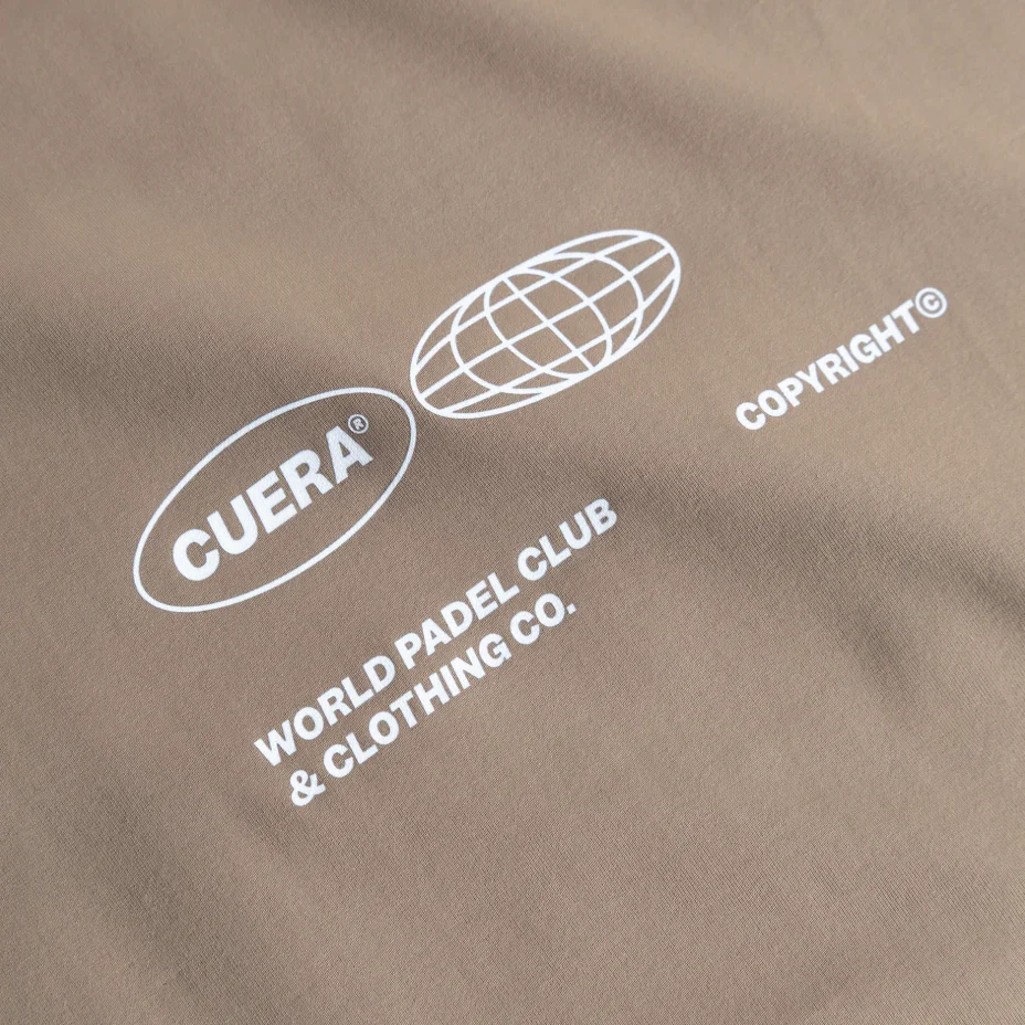 Cuera Men's On Court Airy Logo T-Shirt Walnut - Image 4