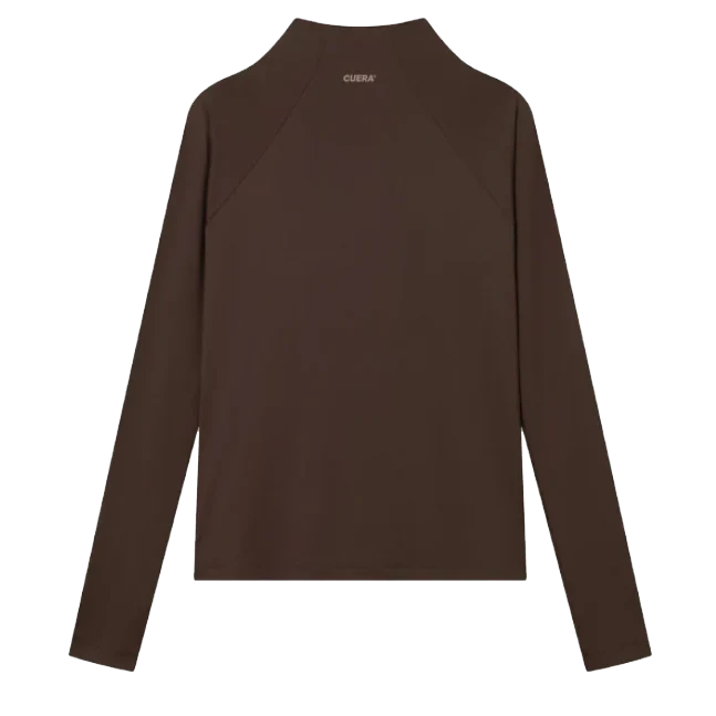 Cuera Women's Active Zip Jacket Dark Brown - Image 3