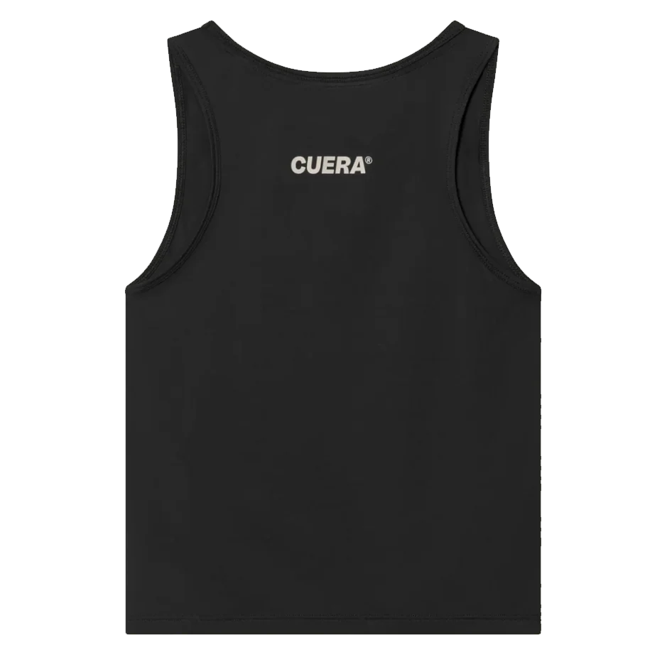 Cuera Women's On Court Cropped Tank Top Black - Image 3