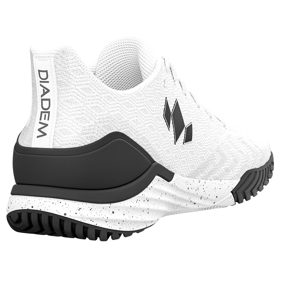 Diadem Men's Court Burst Pickleball Shoes - White/Black - Image 5