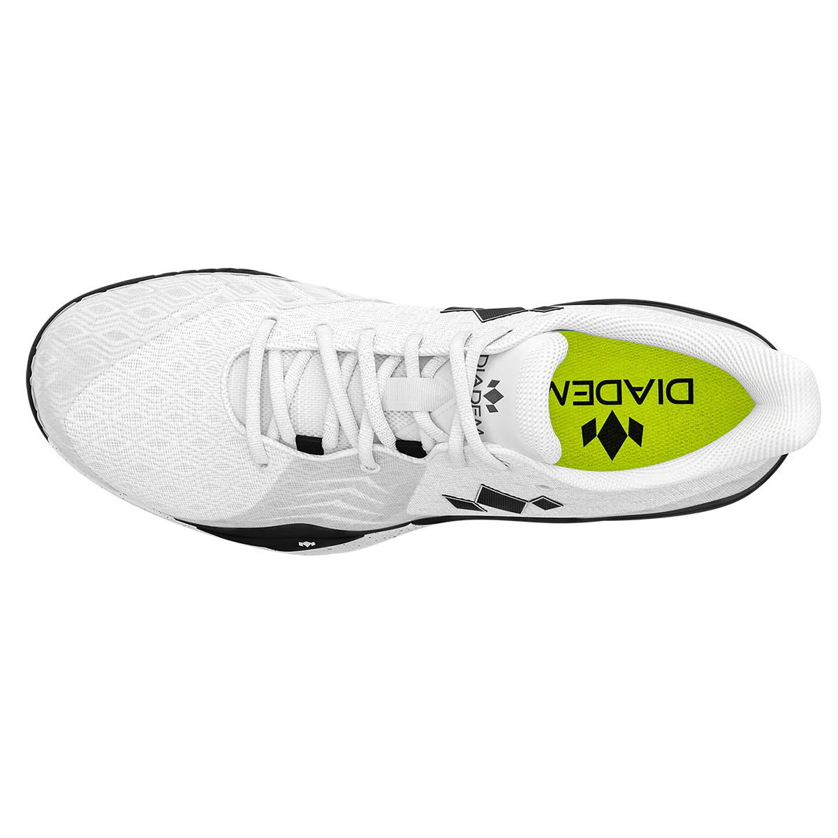Diadem Men's Court Burst Pickleball Shoes - White/Black - Image 6