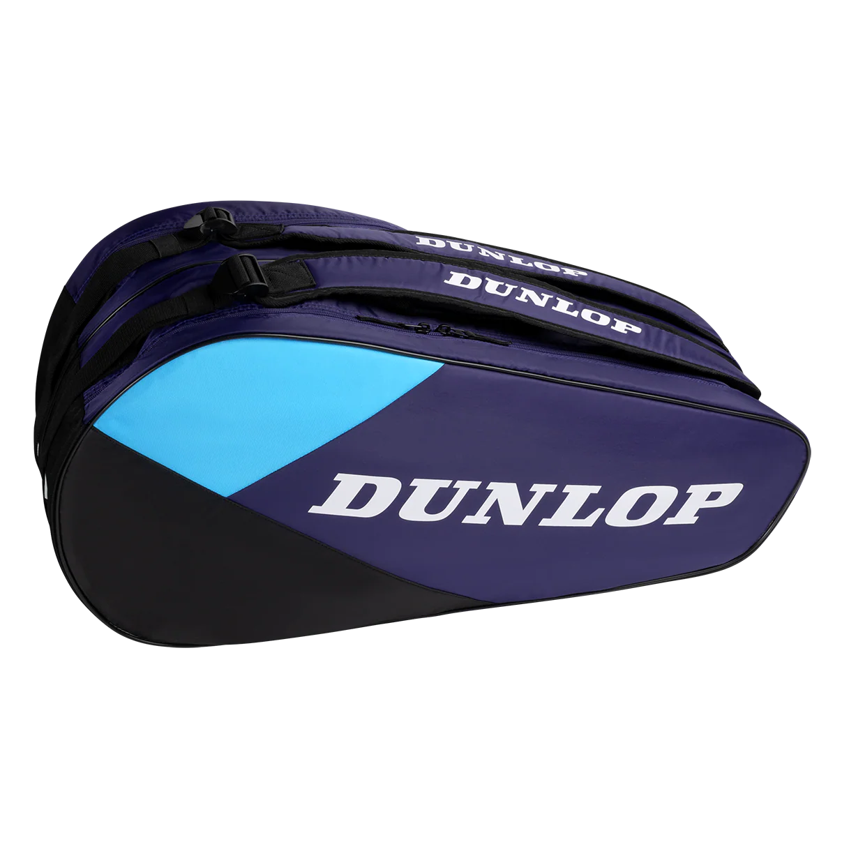 Dunlop FX Club 10 Racket Bag Violet/Black/Cyan - Image 3