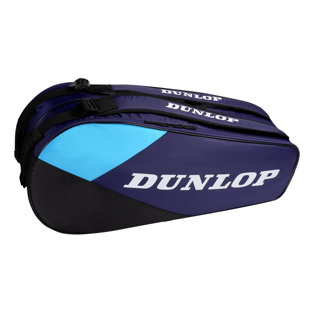 Dunlop FX Club 6 Racket Bag Violet/Black/Cyan - Image 3