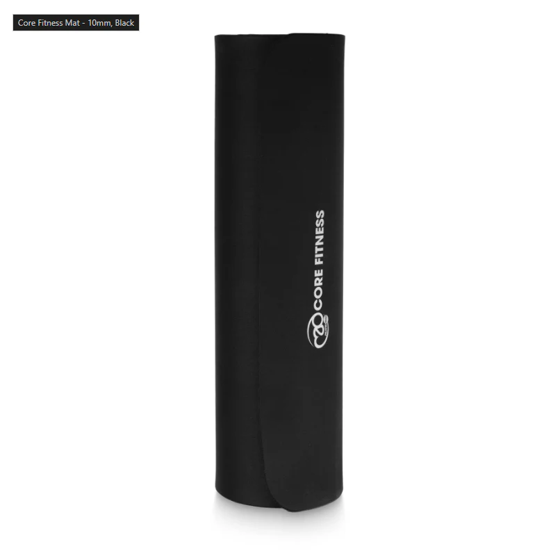 Fitness Mad Core Fitness Mat - 10mm Black - Image 3