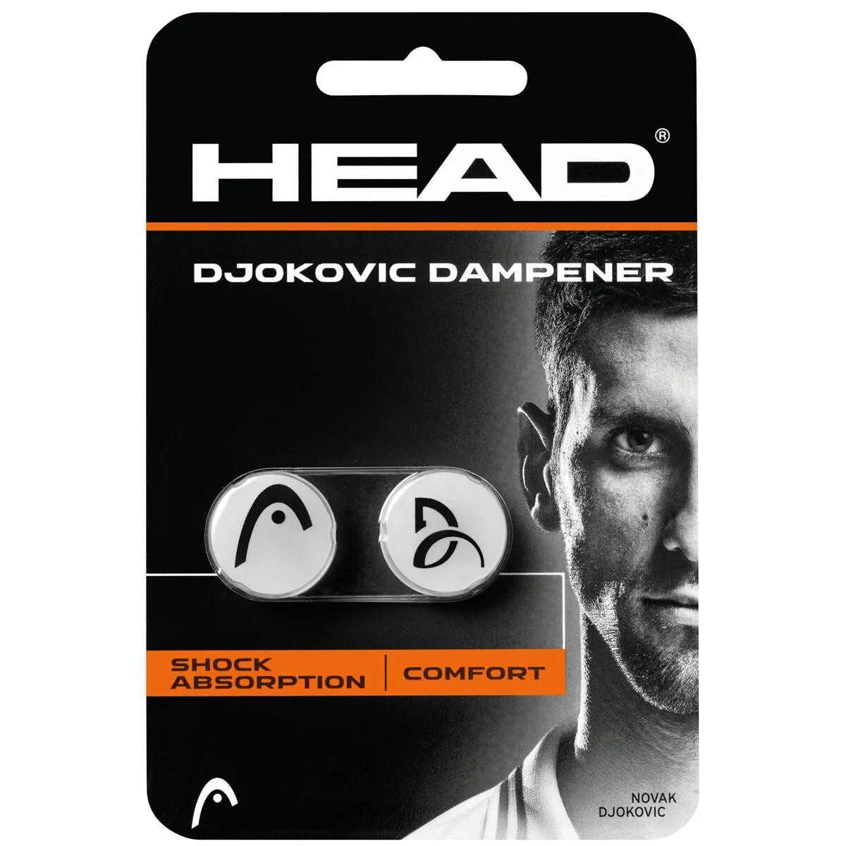 HEAD Djokovic Dampener 2 Pack White