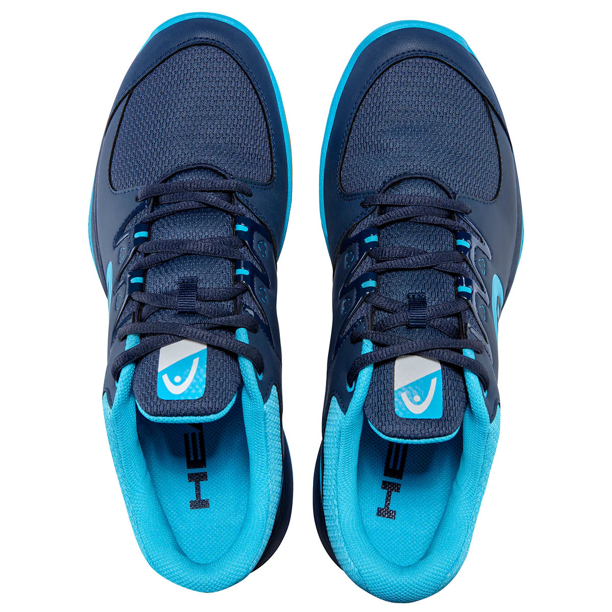 HEAD Men's Grid 3.5 Indoor Shoe Dark Blue Aqua - Image 3
