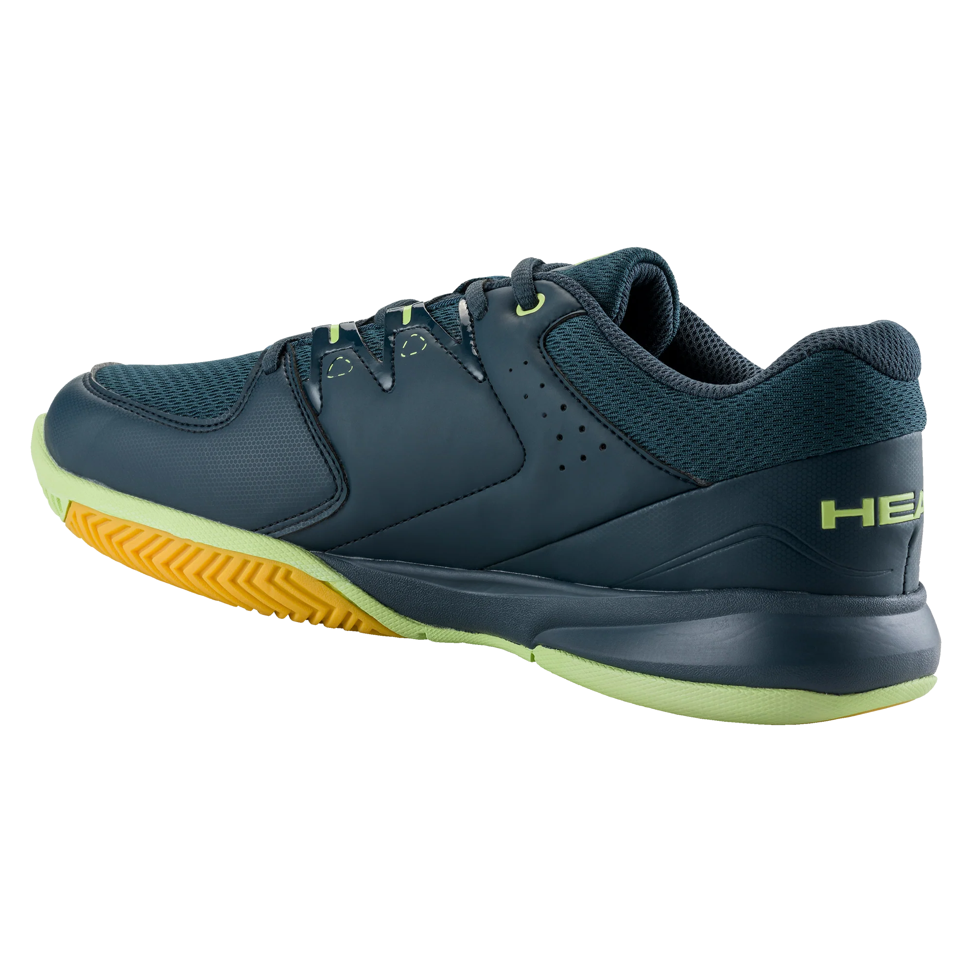 HEAD Men's Grid 3.5 Indoor Shoe Navy Lime - Image 3