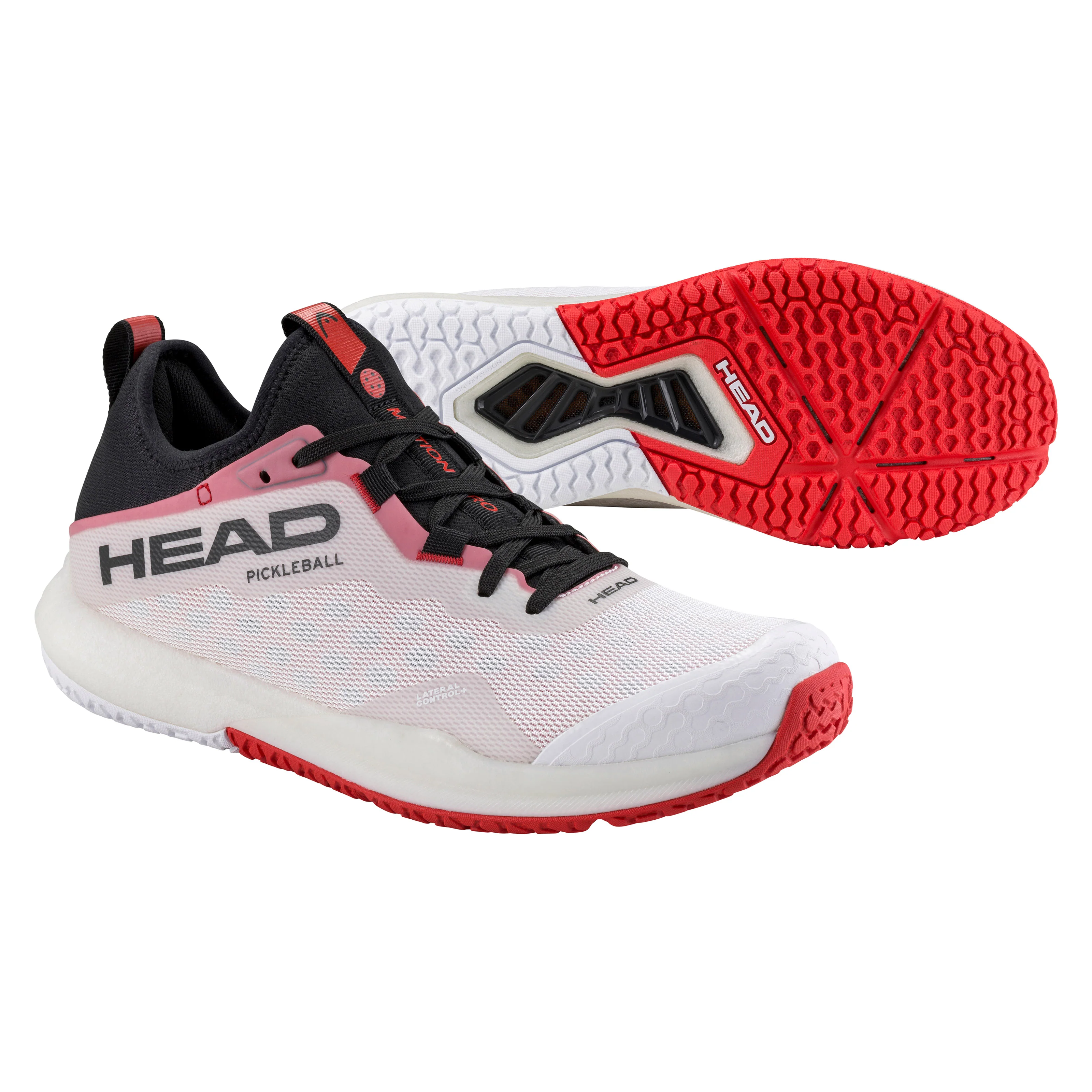 HEAD Men's Motion Pro Pickleball Shoes White Red - Image 3
