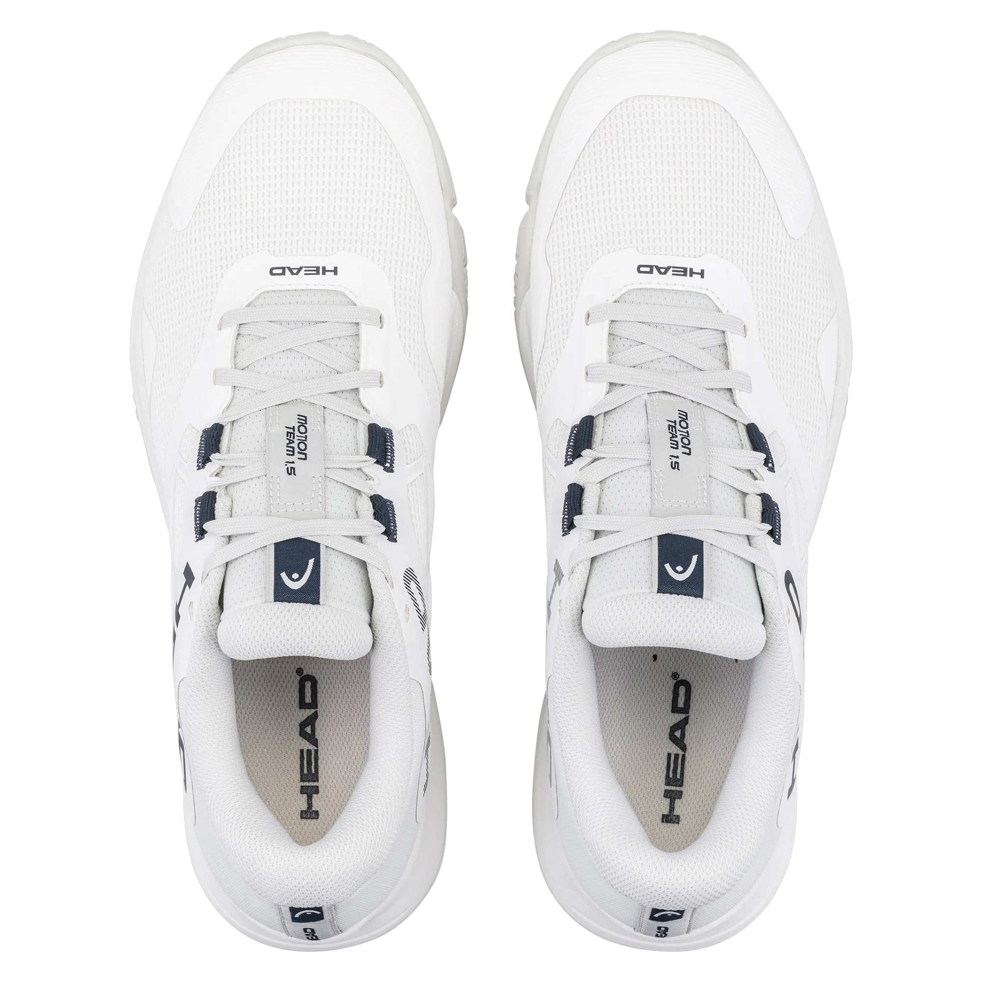 HEAD Men's Motion Team 1.5 Padel Shoes White Blueberry - Image 4