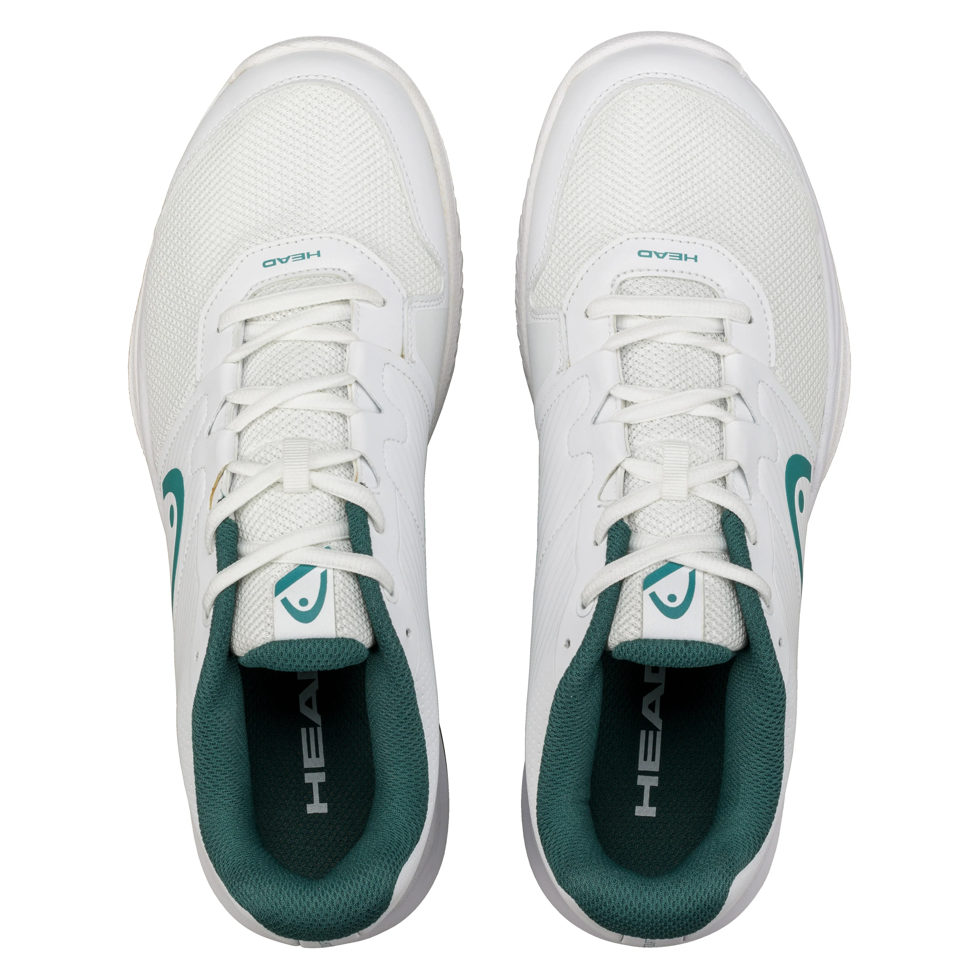 HEAD Men's Revolt Court Tennis Shoes White Pine Green - Image 4